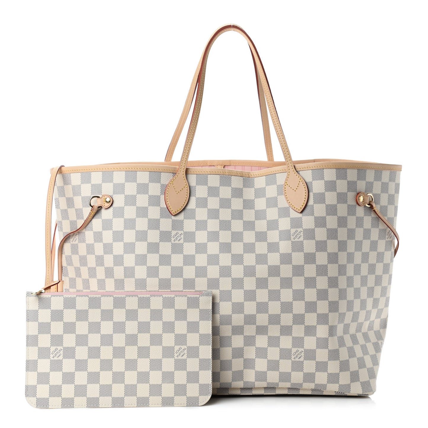Damier Azur Neo Neverfull GM Rose Ballerine