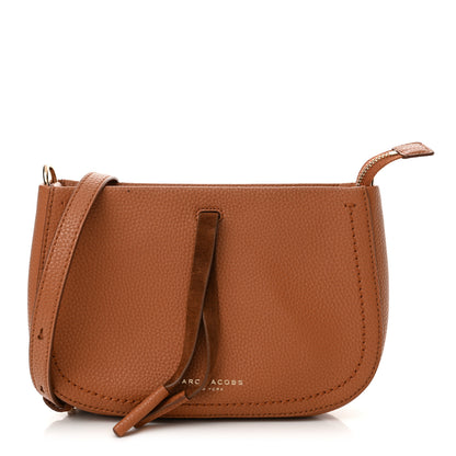 Marc Jacobs Pebbled Calfskin Small Maverick Crossbody Smoked Almond 1 of 11