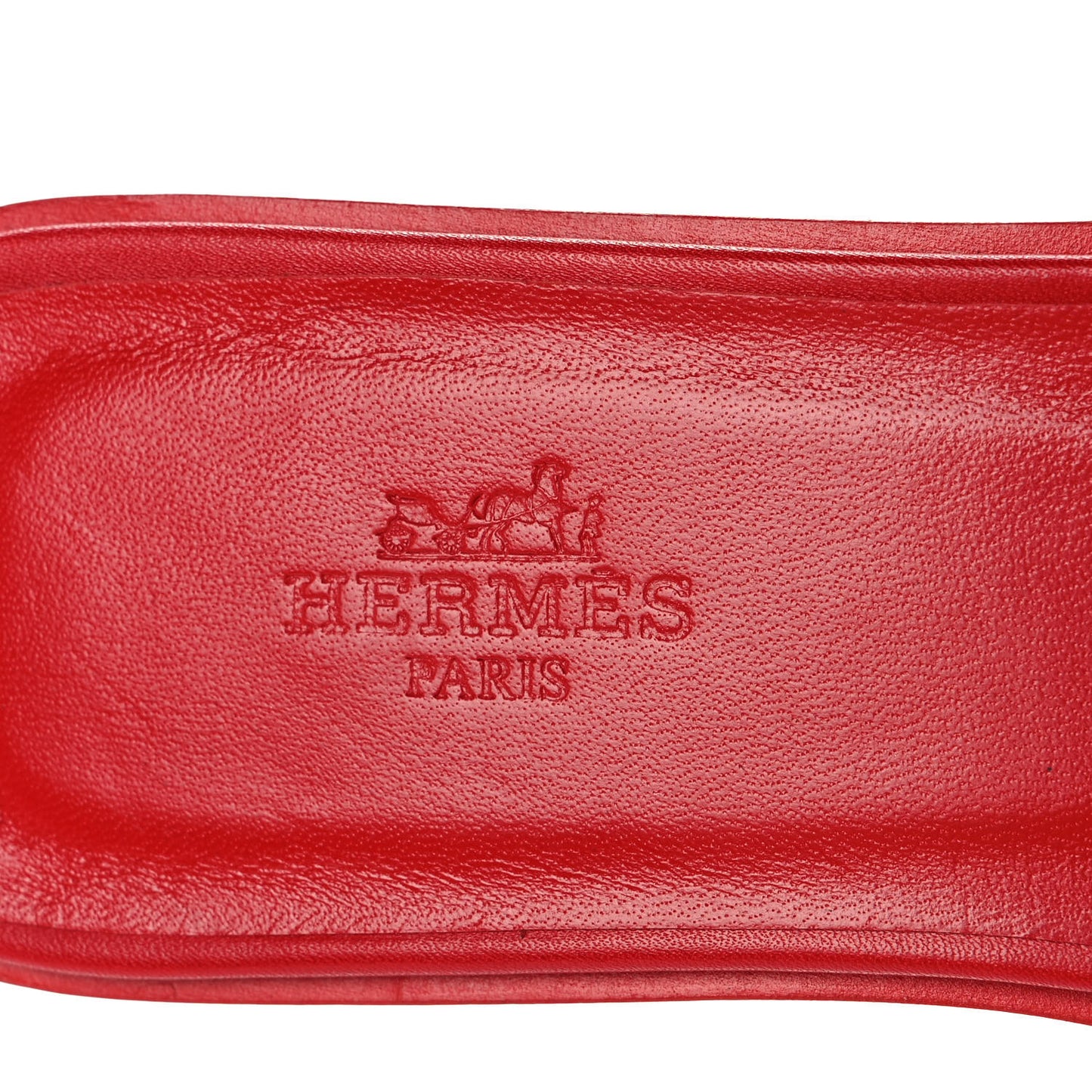 Calfskin Oran Sandals 36 Rouge Bali