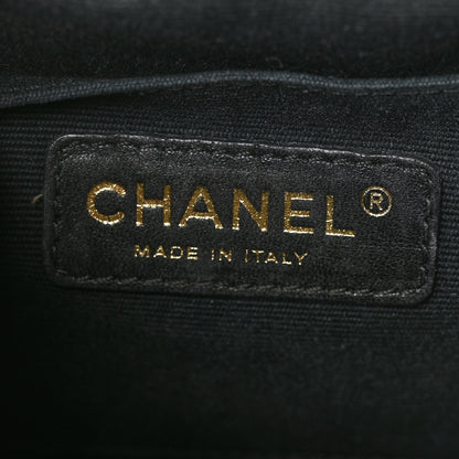 Chanel Glazed Calfskin Quilted Rita Top Handle Flap Black 7 of 9