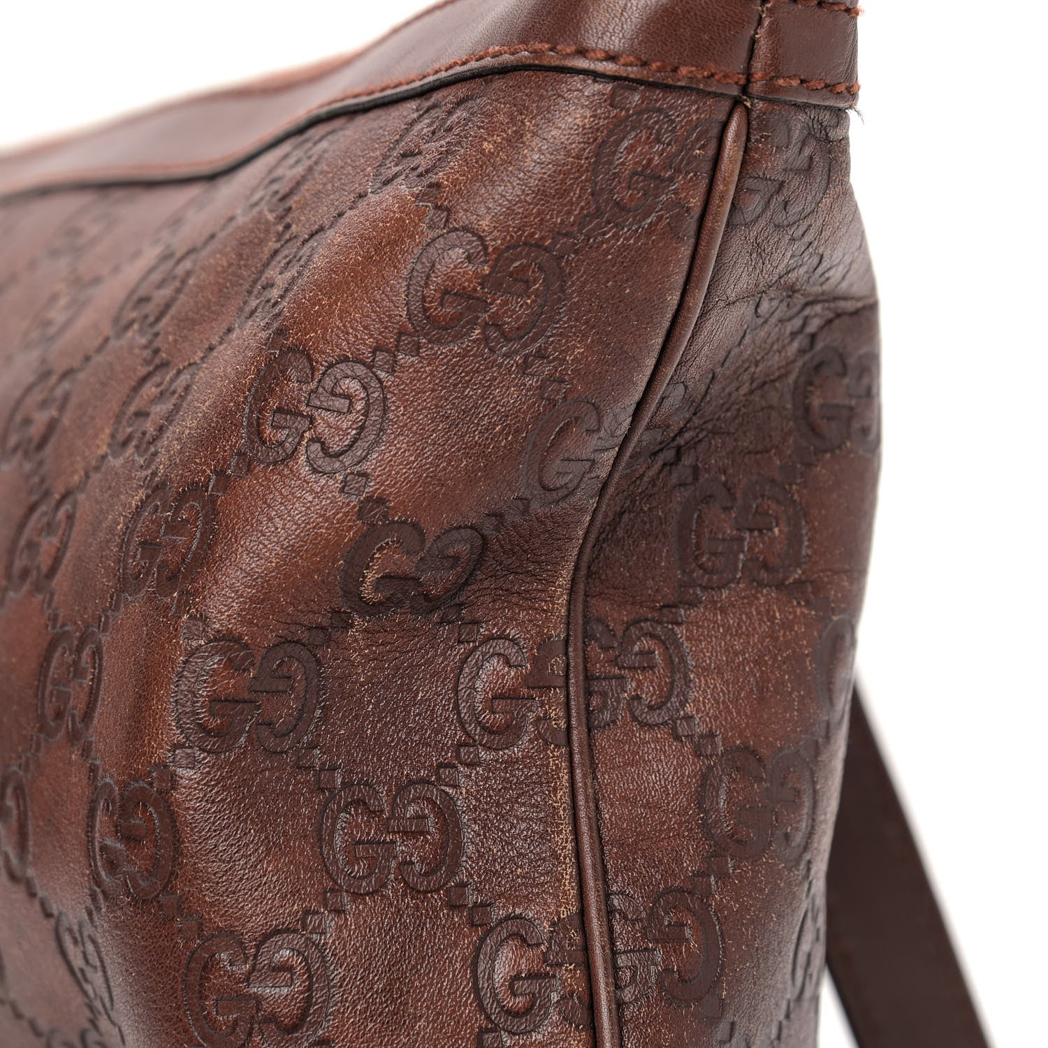 Gucci Guccissima Punch Shoulder Bag Brown 11 of 11