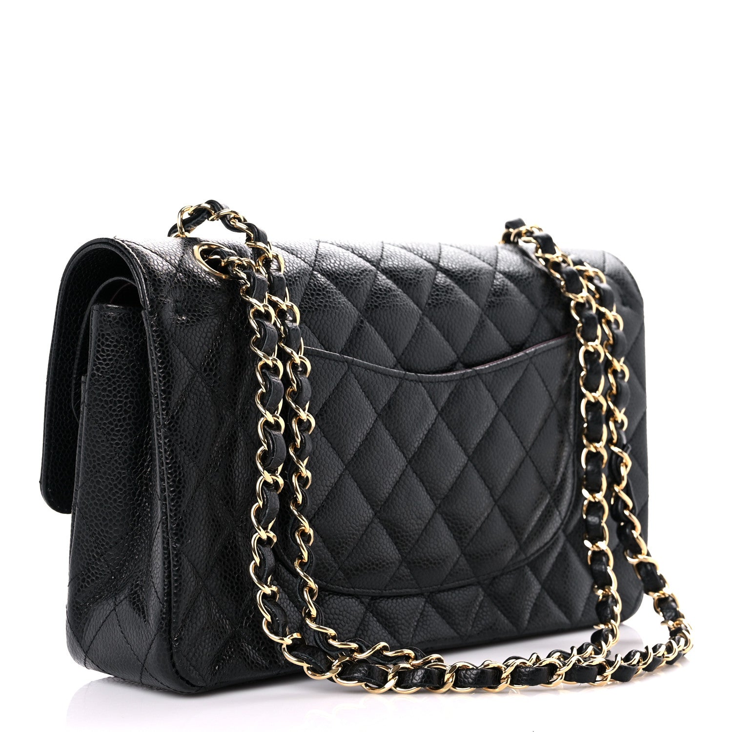 Chanel Caviar Quilted Medium Double Flap Black 3 of 12