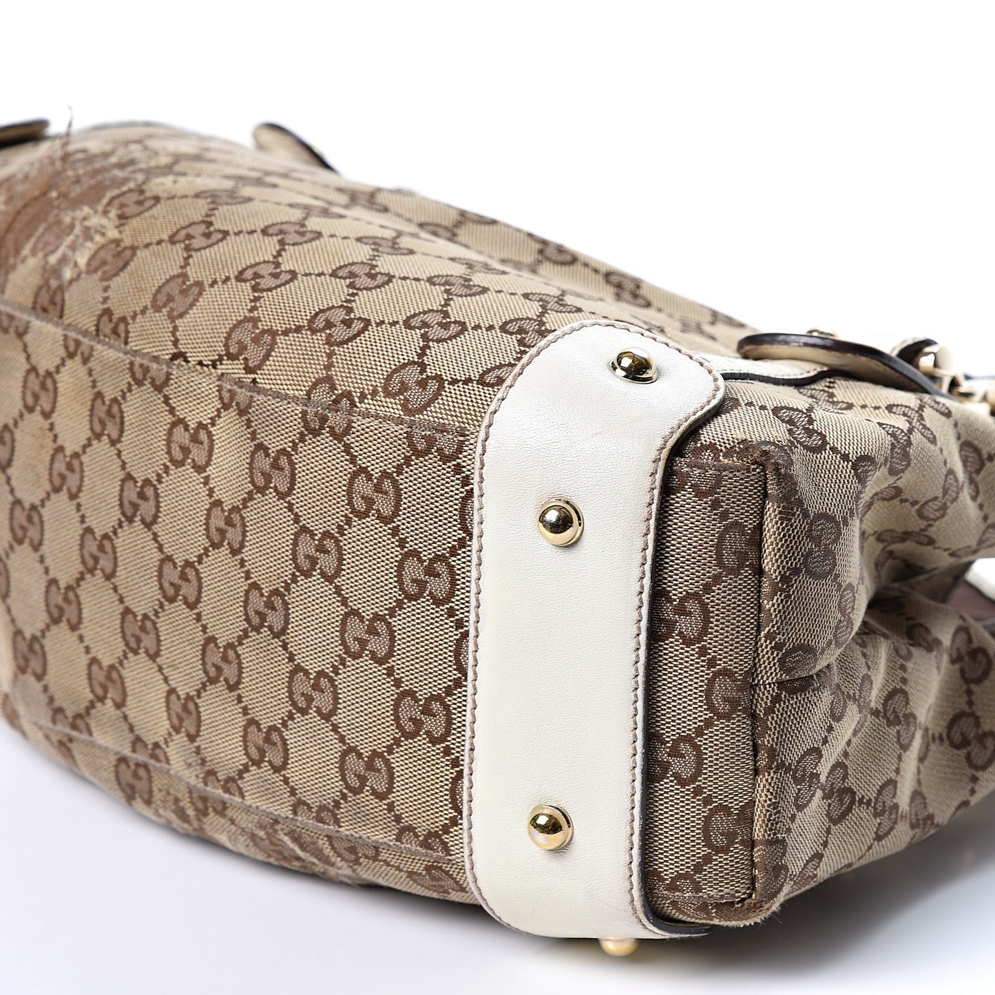 Monogram Small Pelham Shoulder Bag Off White