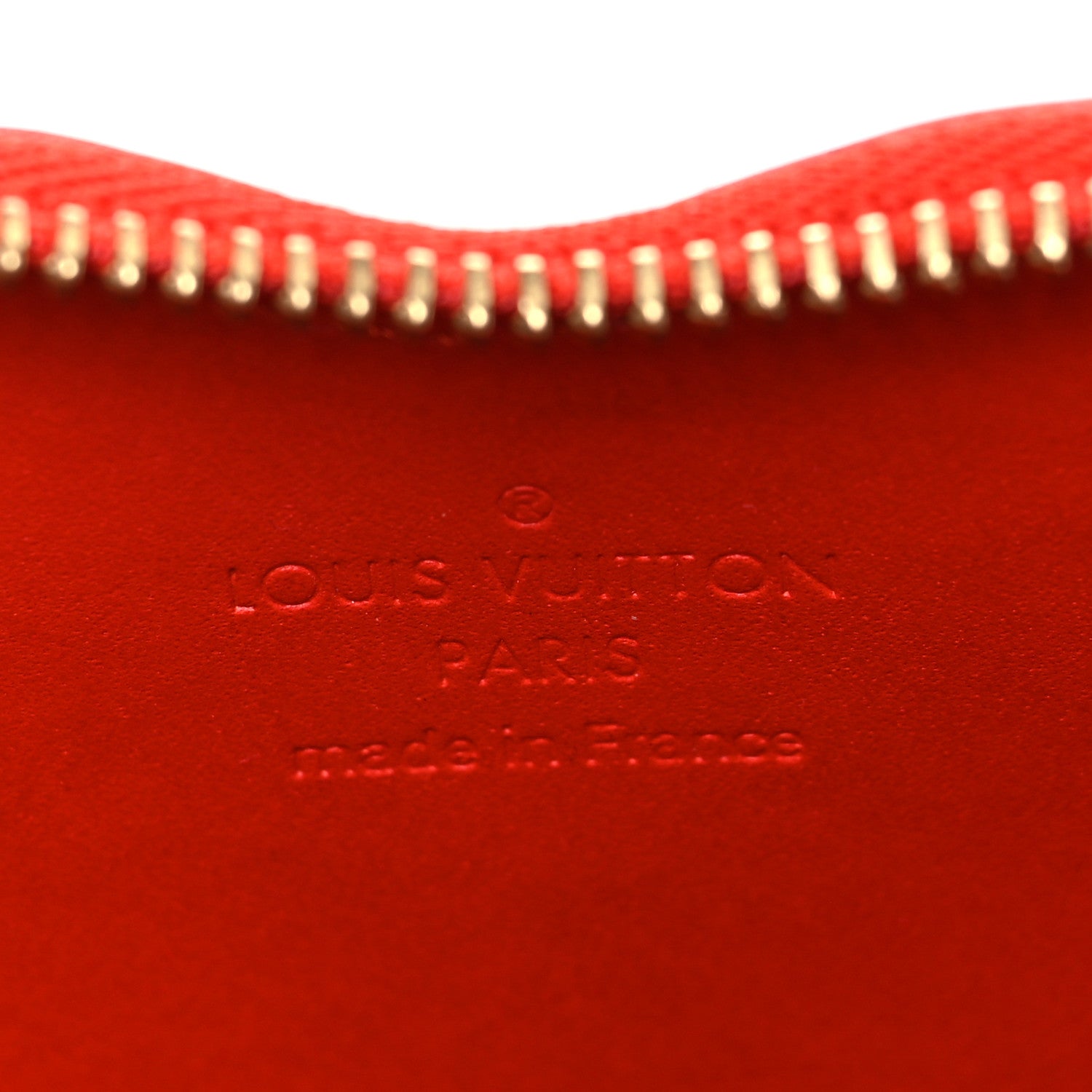 Louis Vuitton Vernis Heart Coin Purse Orange Sunset 6 of 6
