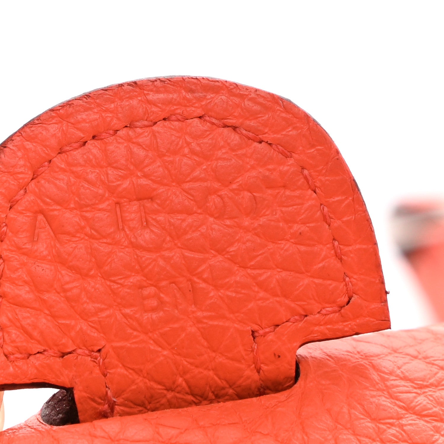 Hermes Taurillon Clemence Evelyne III PM Orange Poppy 6 of 10