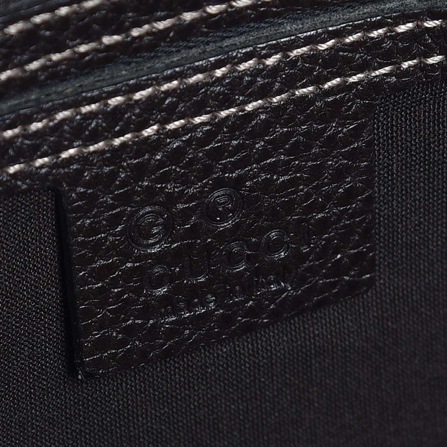 Crystal Monogram Medium Abbey Shoulder Bag Dark Brown