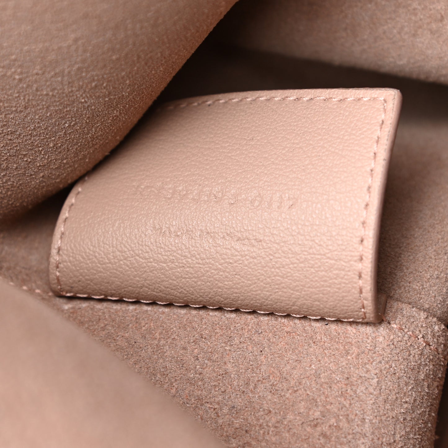 Calfskin Large Shopping Tote Pale Blush