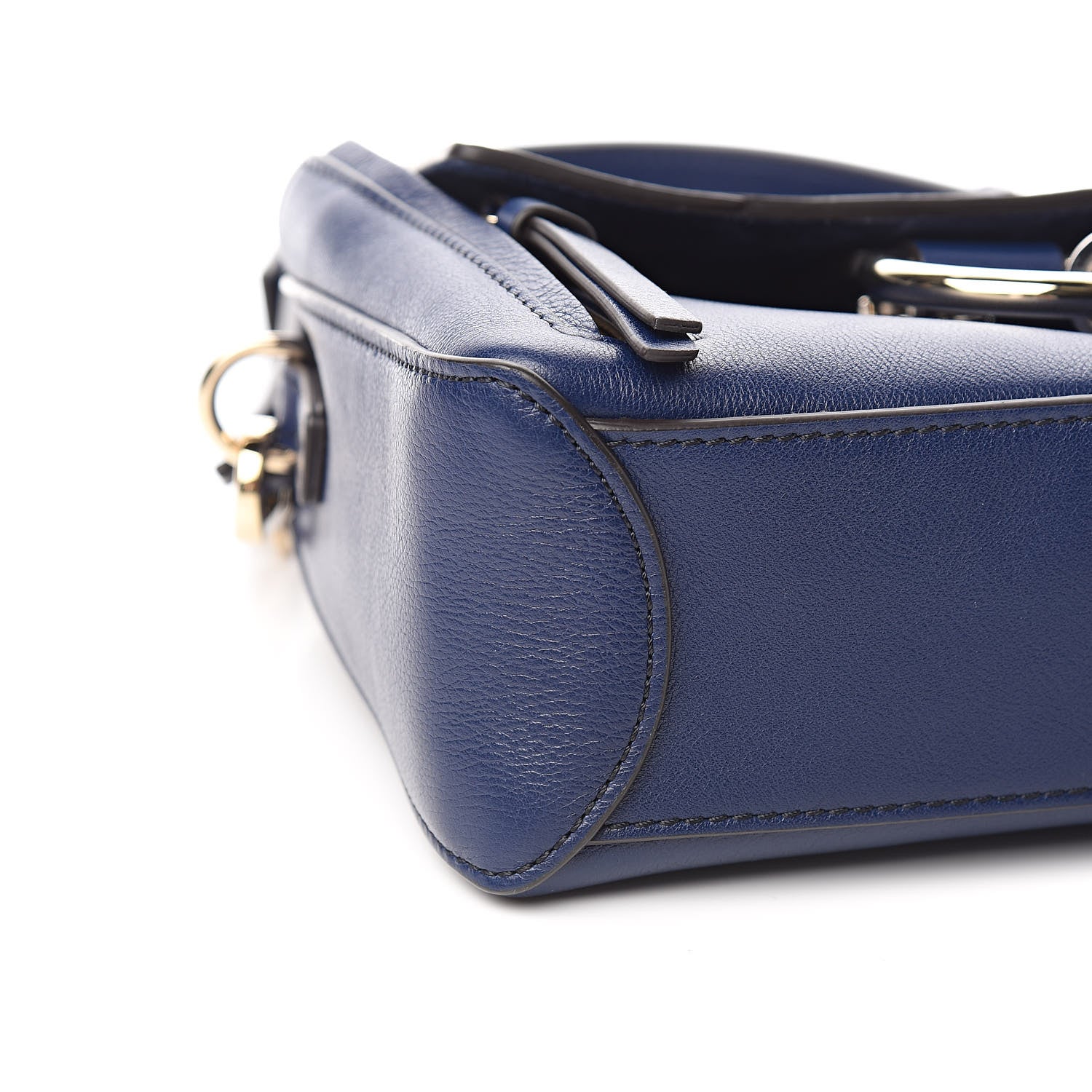 Chloe Calfskin Mini Faye Day Shoulder Bag Captive Blue 9 of 11