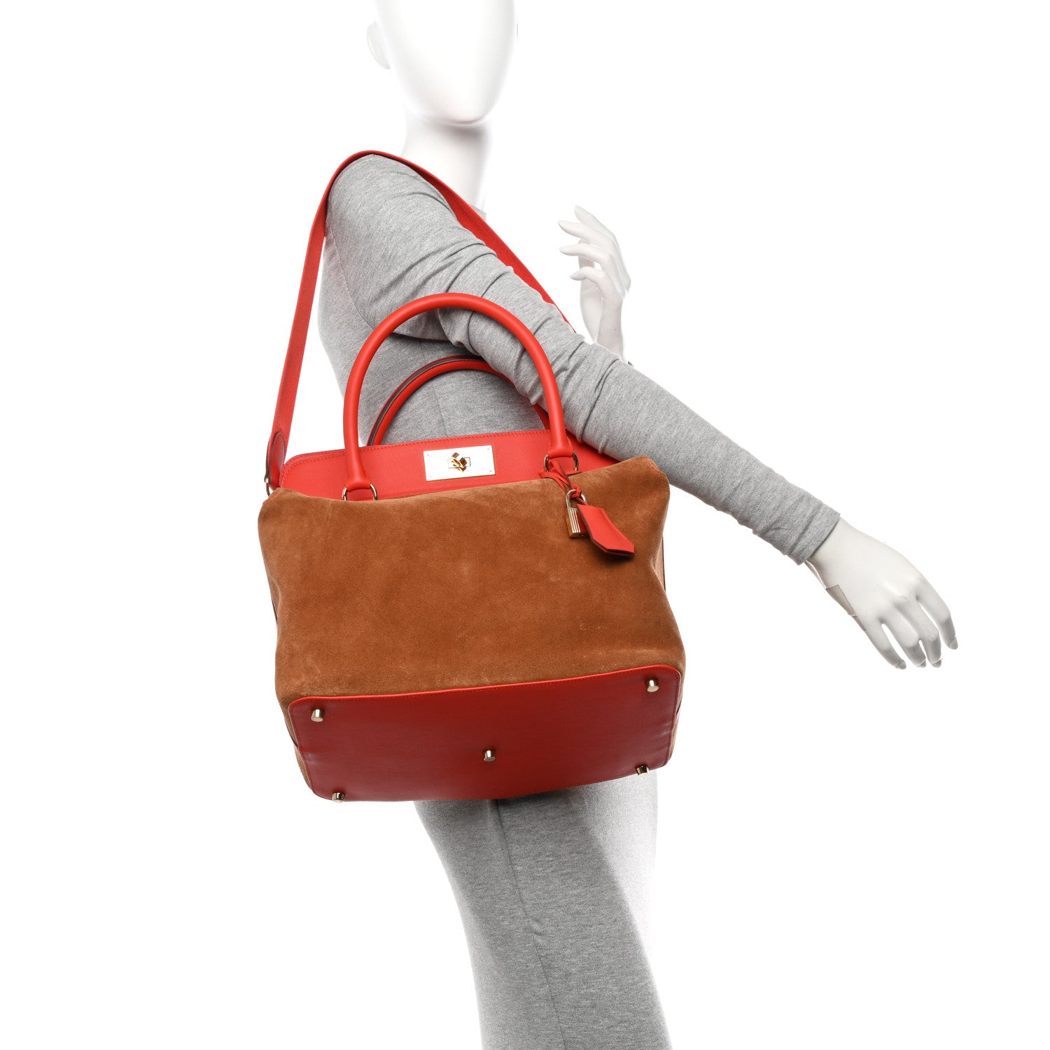 Hermes Veau Grizzly Swift Toolbox 33 Chamois Capucine 2 of 13