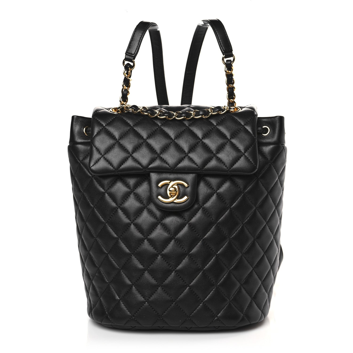 Chanel Lambskin Quilted Small Urban Spirit Backpack Black 1 of 10