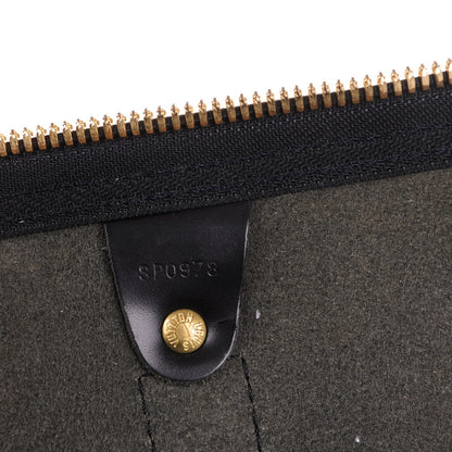 Louis Vuitton Epi Keepall 55 Black 7 of 12