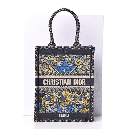 Christian Dior Canvas Embroidered Vertical L'Etoile Book Tote 11 of 11