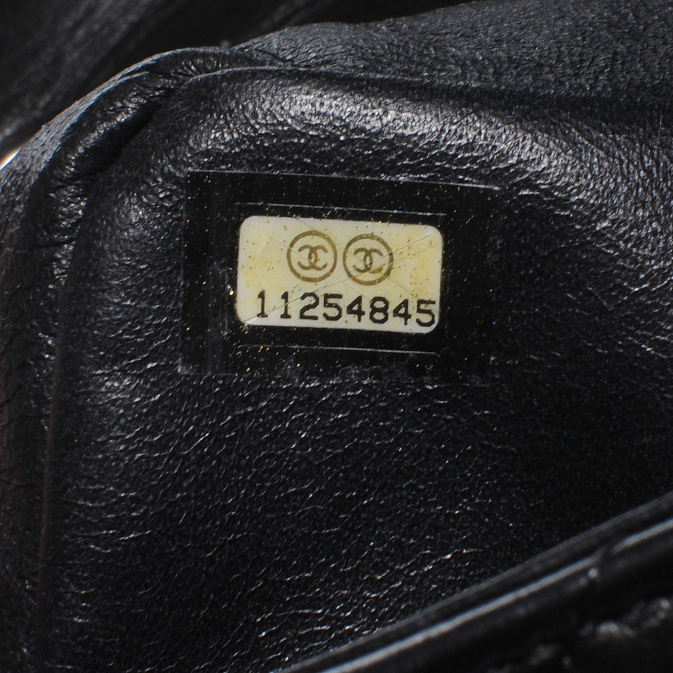 Lambskin Jumbo Flap w Bijoux Chain Black