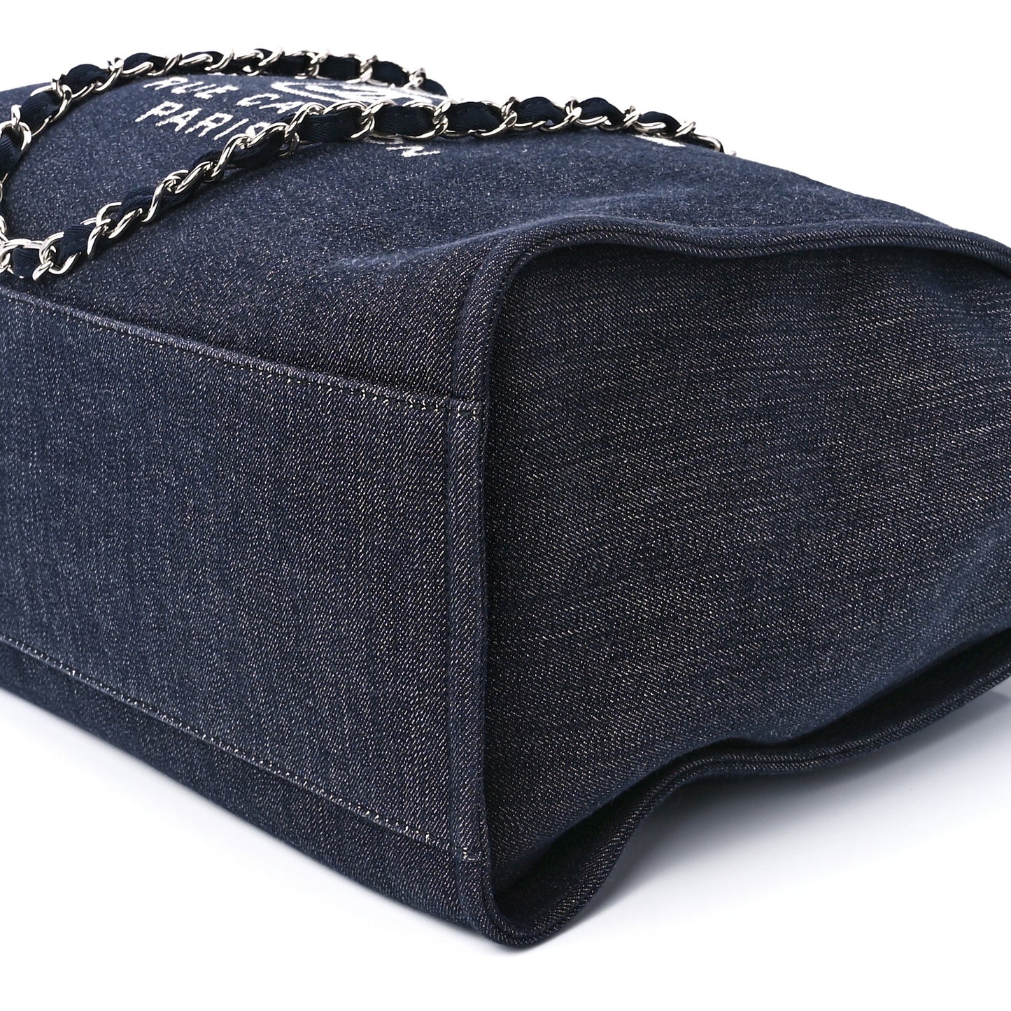 Denim Medium Deauville Tote Dark Blue