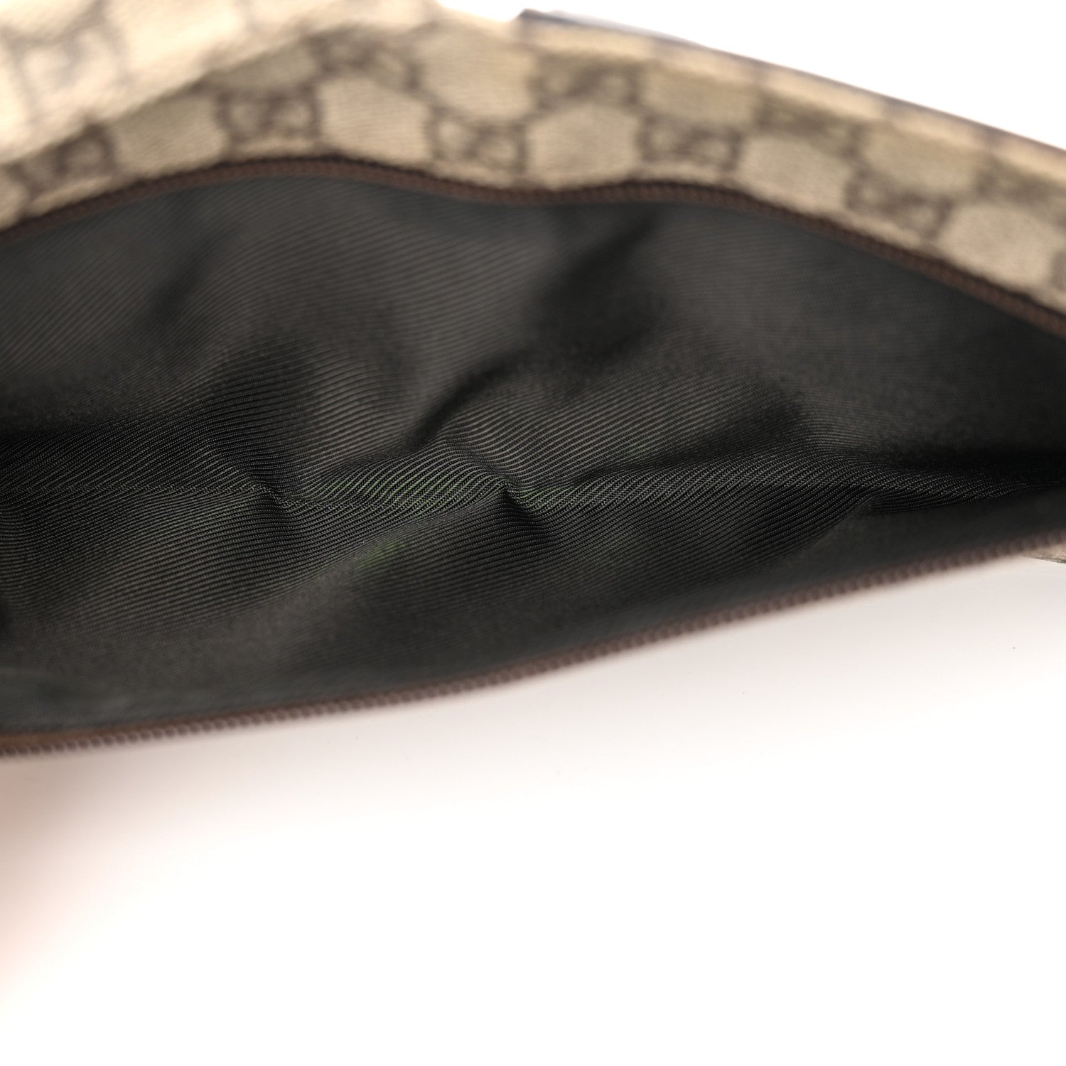 Gucci GG Monogram Double Pocket Belt Bag Dark Brown 5 of 14