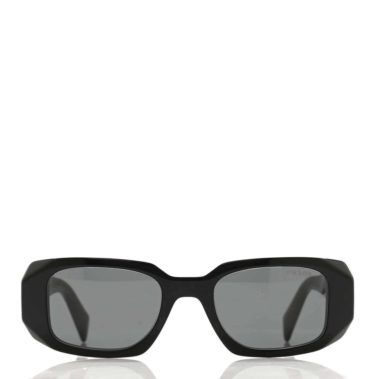 Prada Acetate Symbole Sunglasses SPR 17W Black 2 of 8