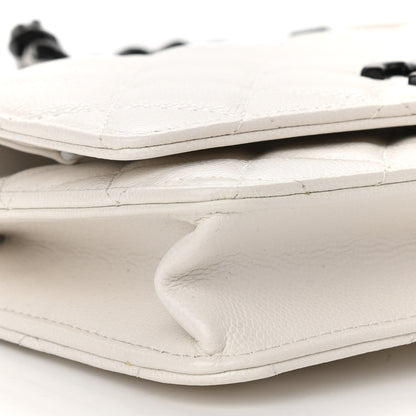 Chanel Caviar Quilted My Everything Wallet On Chain WOC White 5 of 13