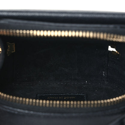 Christian Dior Goatskin Mini Saddle Pouch Black 5 of 8