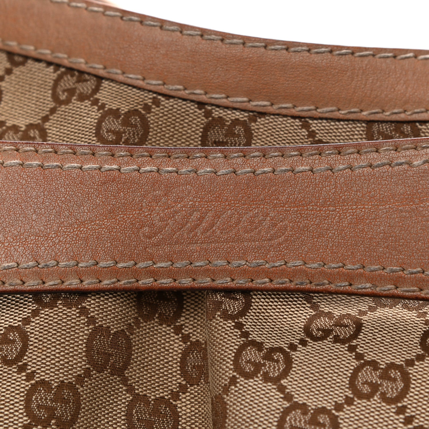 Gucci Monogram Hobo Beige 15 of 22