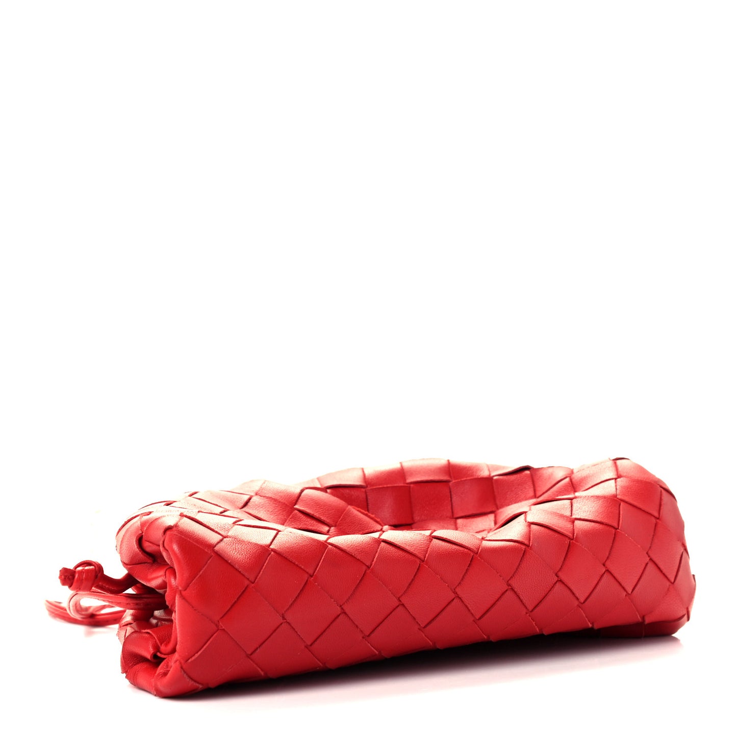 Nappa Intrecciato The Mini Pouch Bright Red