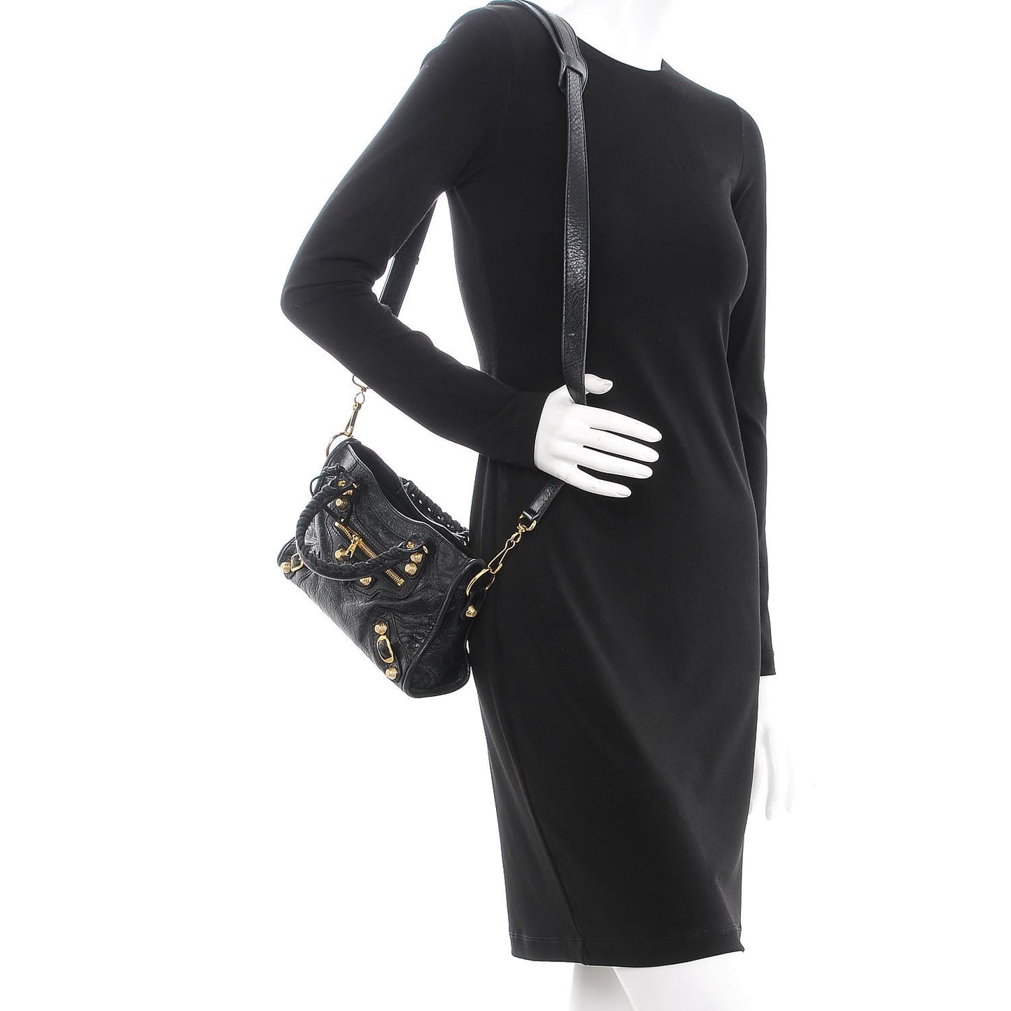 Agneau Giant 12 Gold Hardware Mini City Black