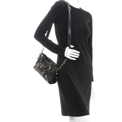 Balenciaga Agneau Giant 12 Gold Hardware Mini City Black 2 of 9