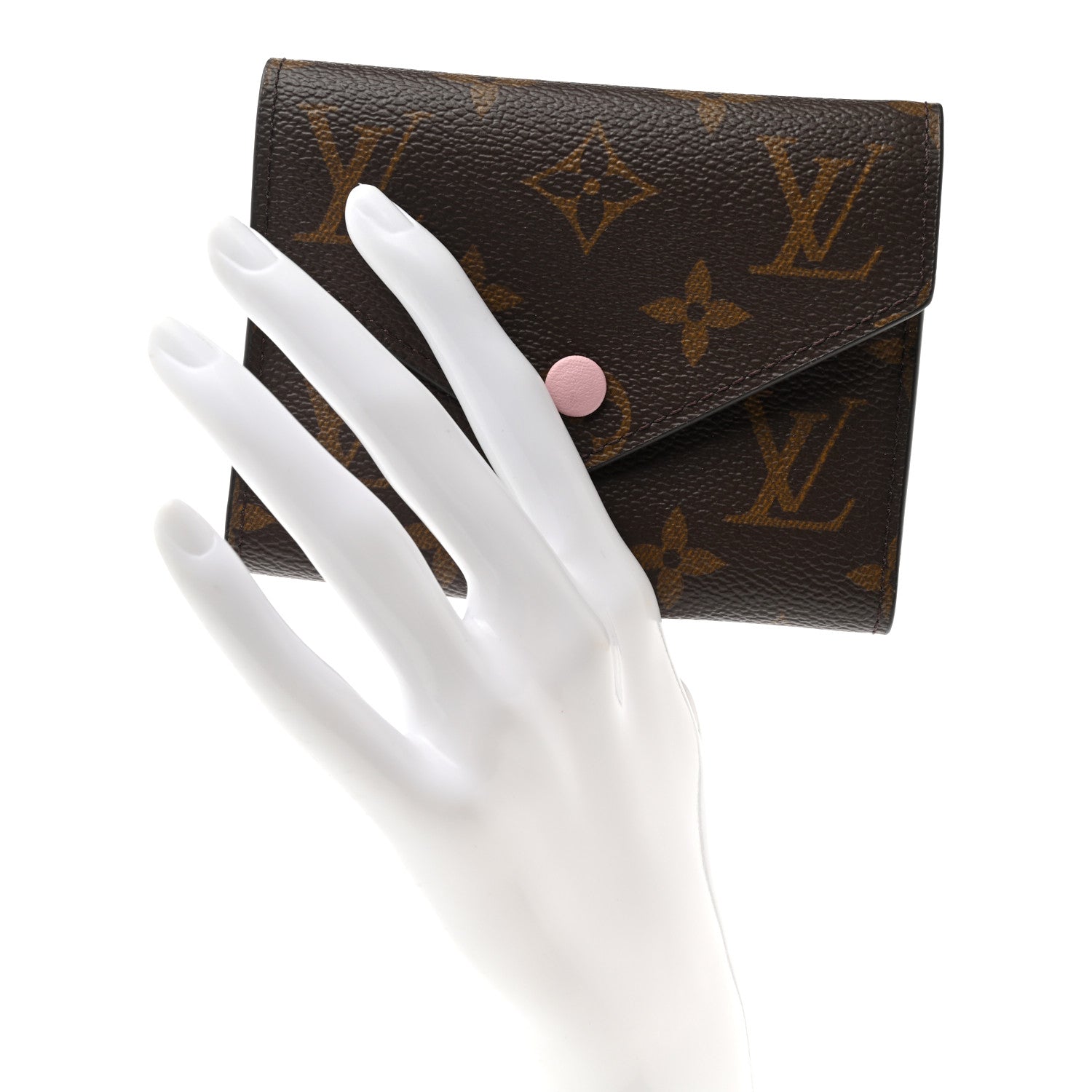 Louis Vuitton Monogram Victorine Wallet Rose Ballerine 2 of 7