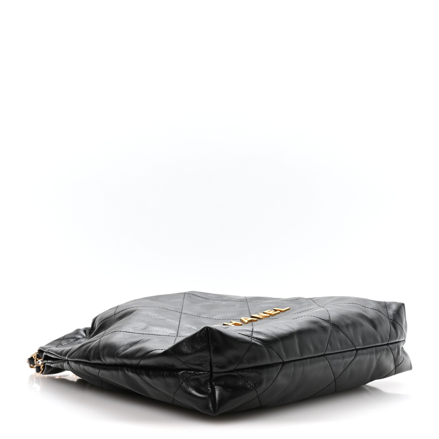 Chanel Shiny Calfskin Quilted Small Chanel 22 Black 5 of 11