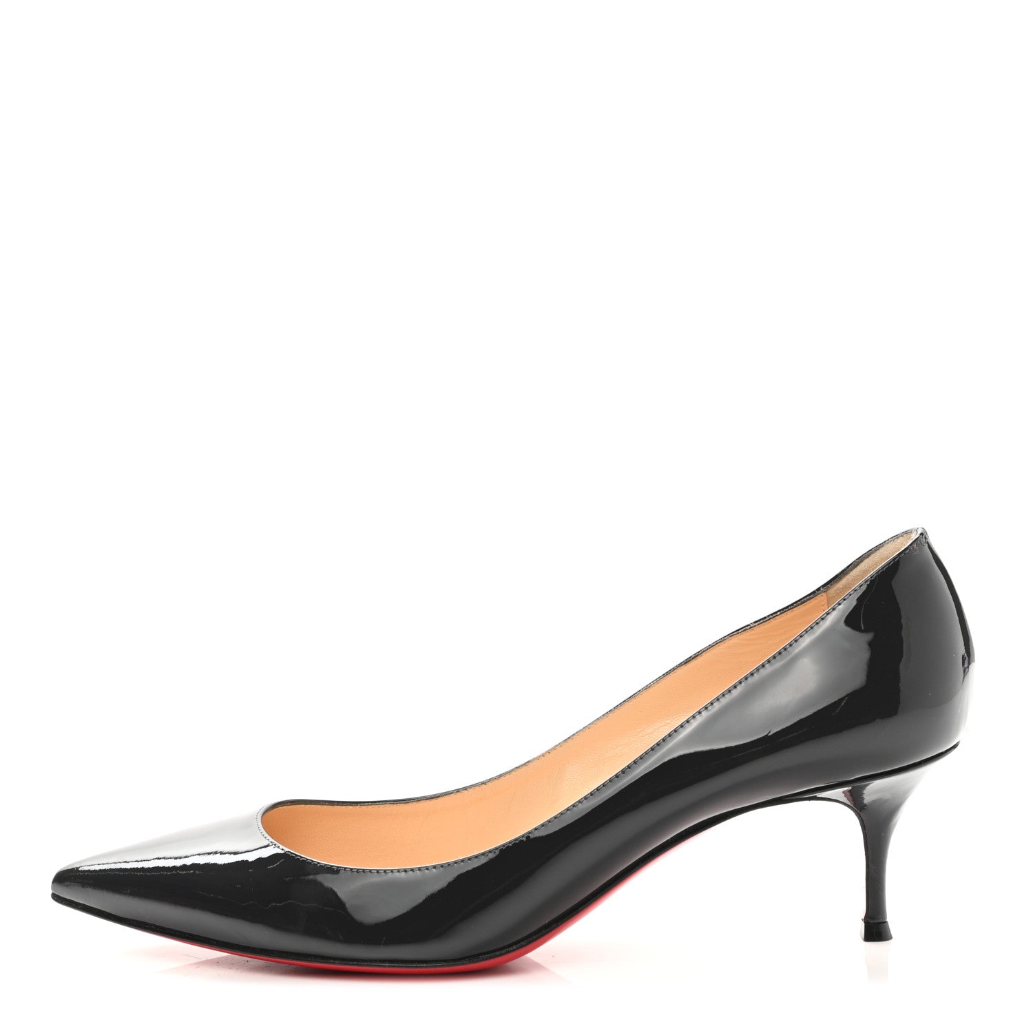 Christian Louboutin Patent Pigalle Follies 55 Pumps 39.5 Fusain 1 of 8