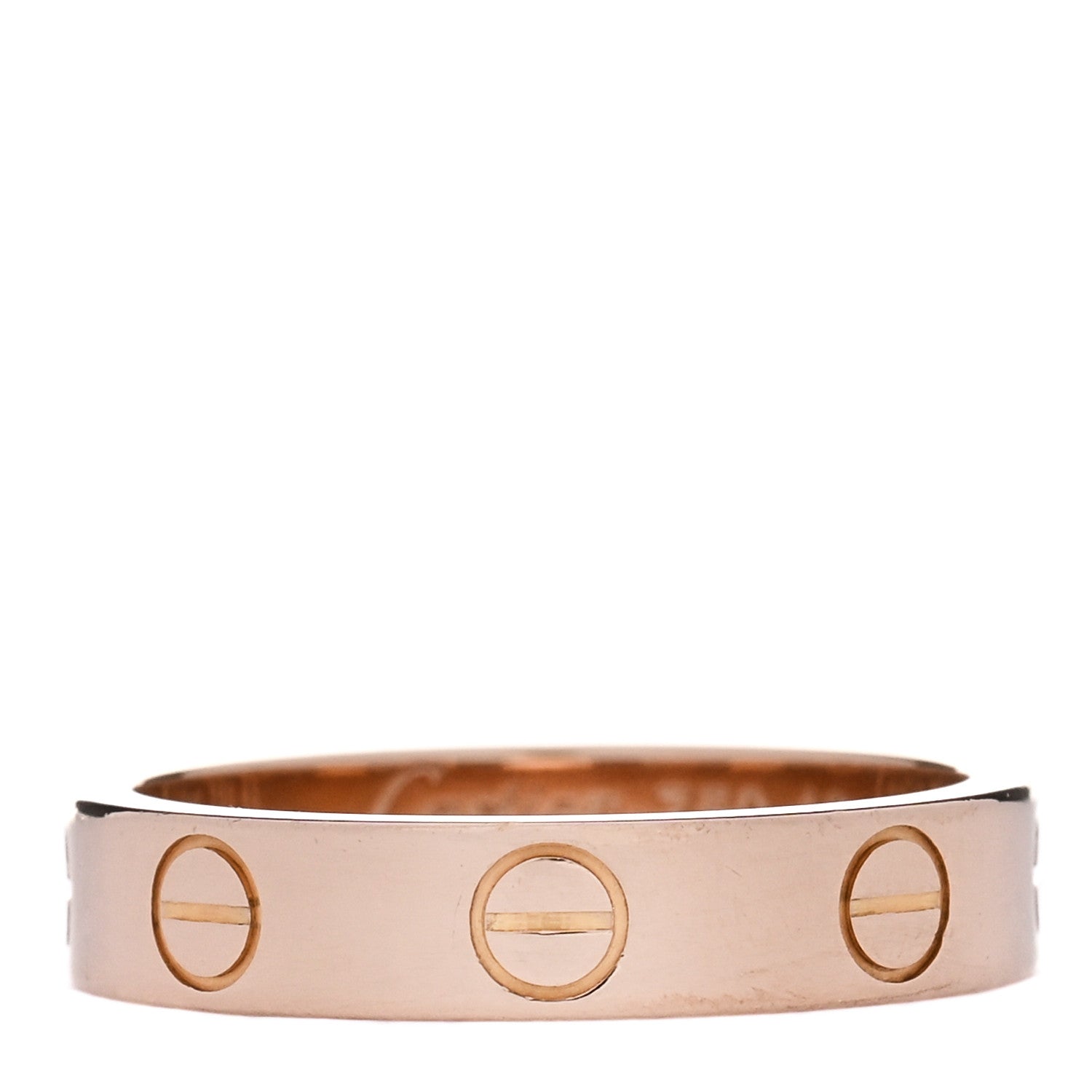 Cartier 18K Pink Gold 3.5mm LOVE Wedding Band Ring 48 4.5 1 of 5