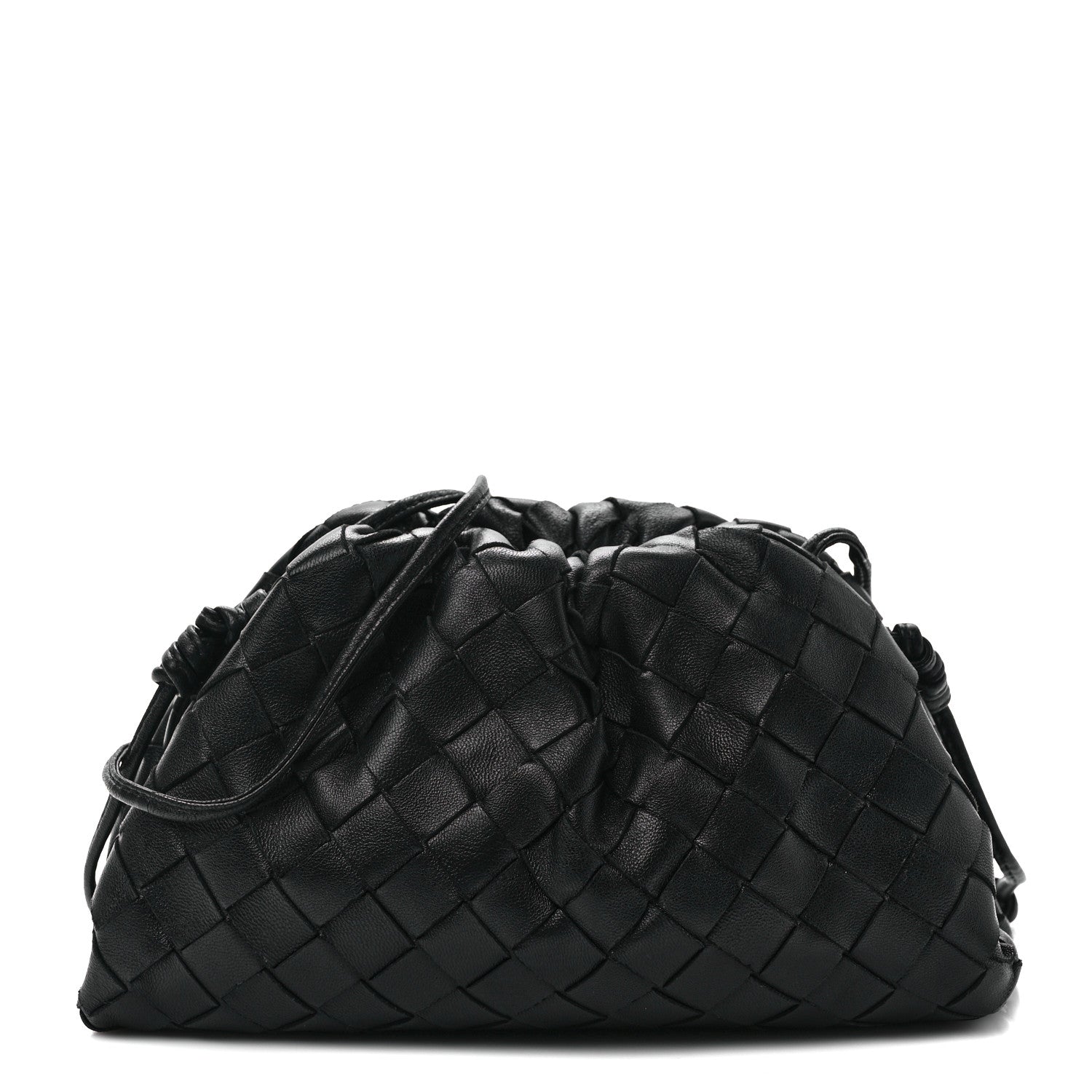 Bottega Veneta Nappa Intrecciato The Mini Pouch Black 1 of 8