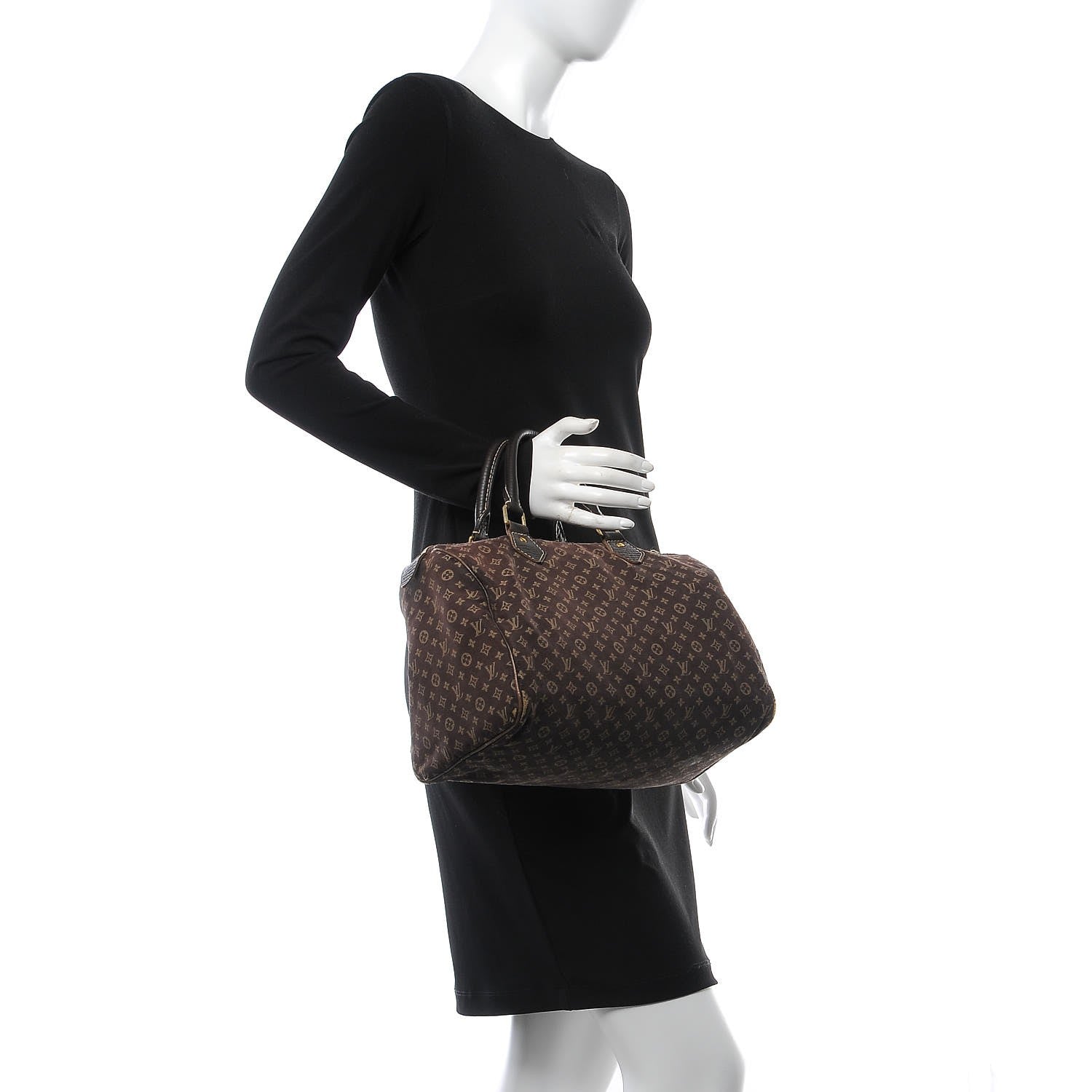 Louis Vuitton Mini Lin Speedy 30 Ebene 2 of 18