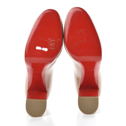 Christian Louboutin Patent Kabetts 100 Pumps 38.5 Nude 5 of 8
