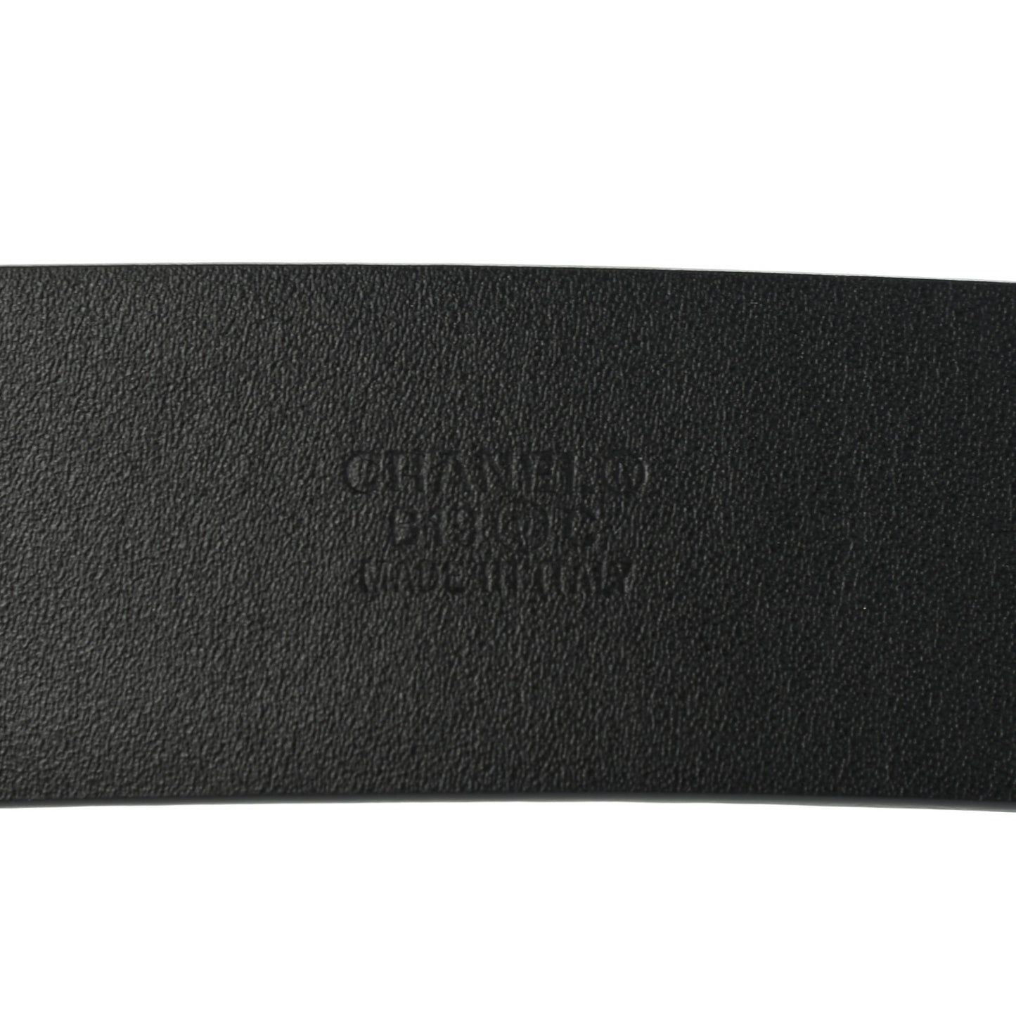 Calfskin Crystal CC Belt 95 38 Black Blue