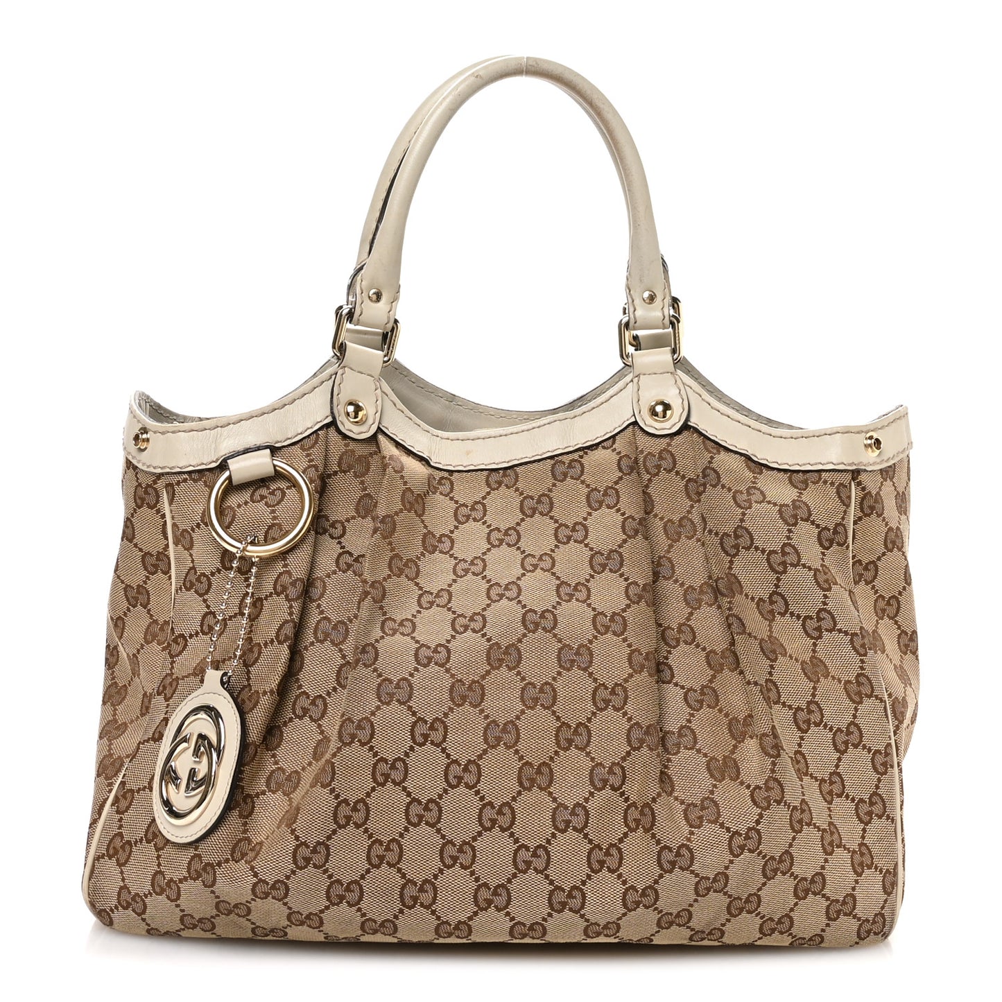 Monogram Medium Sukey Tote Off White