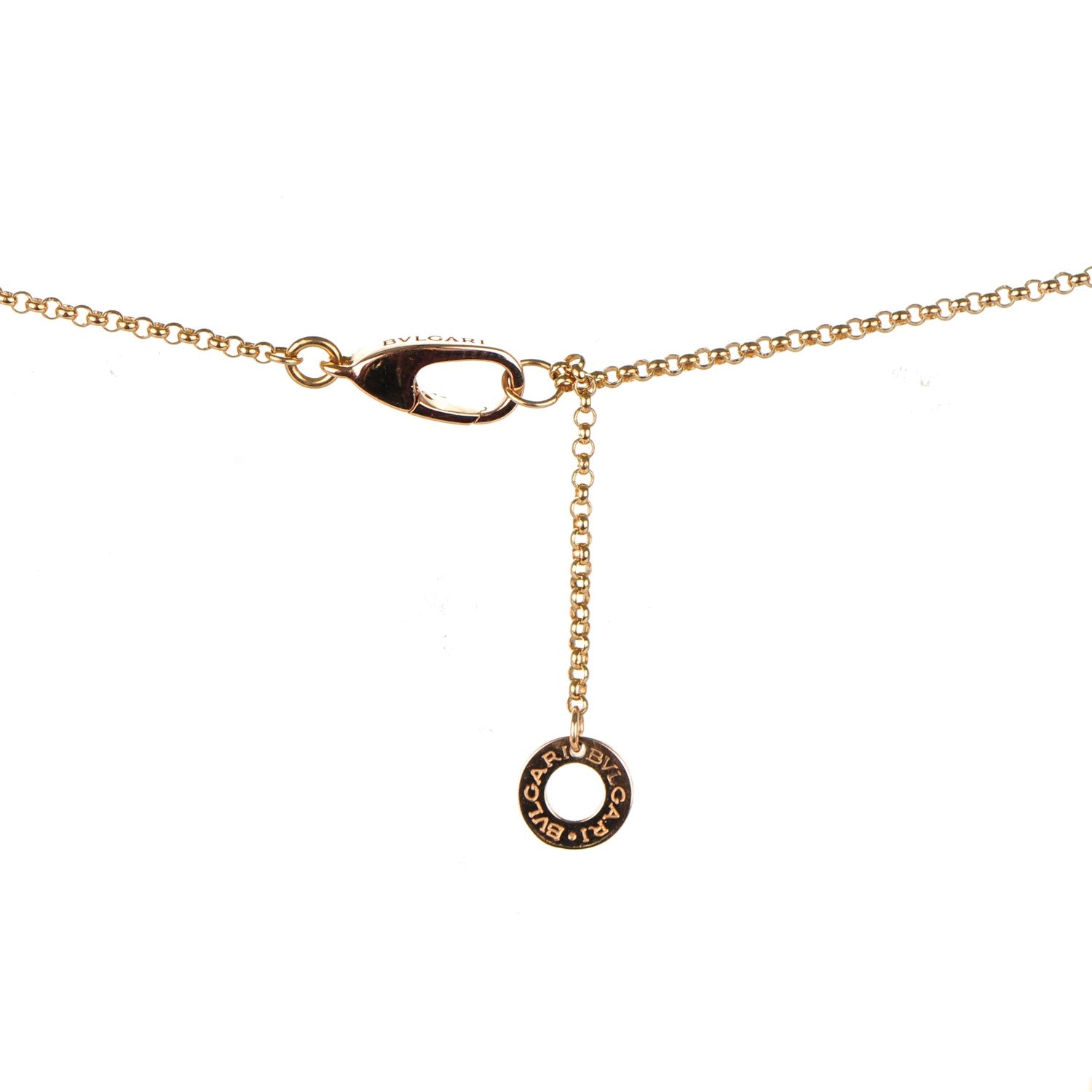Bulgari 18K Rose Gold Diamond BVLGARI BVLGARI Cuore Pendant Necklace 4 of 4