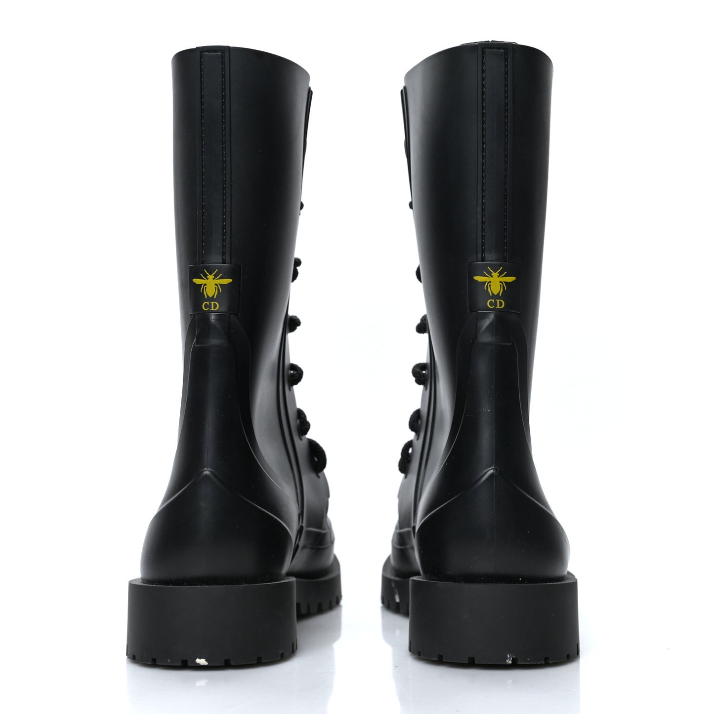 Rubber Diorcamp Low Boots 42 Black