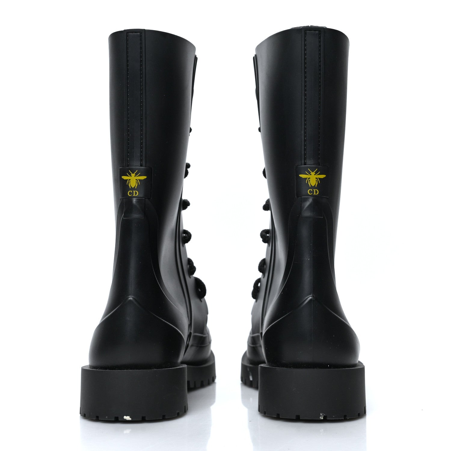 Christian Dior Rubber Diorcamp Low Boots 42 Black 5 of 8