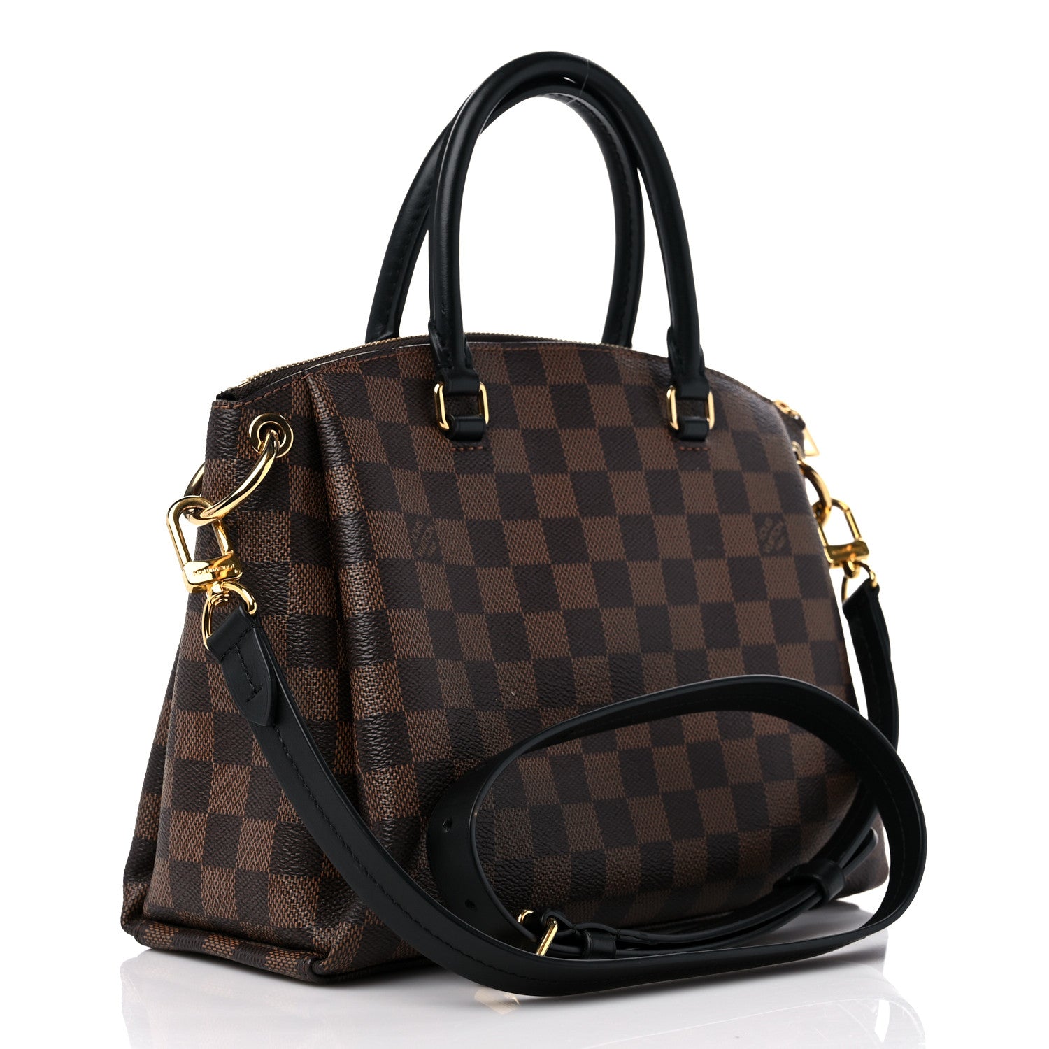 Louis Vuitton Damier Ebene Odeon Tote PM Black 3 of 8