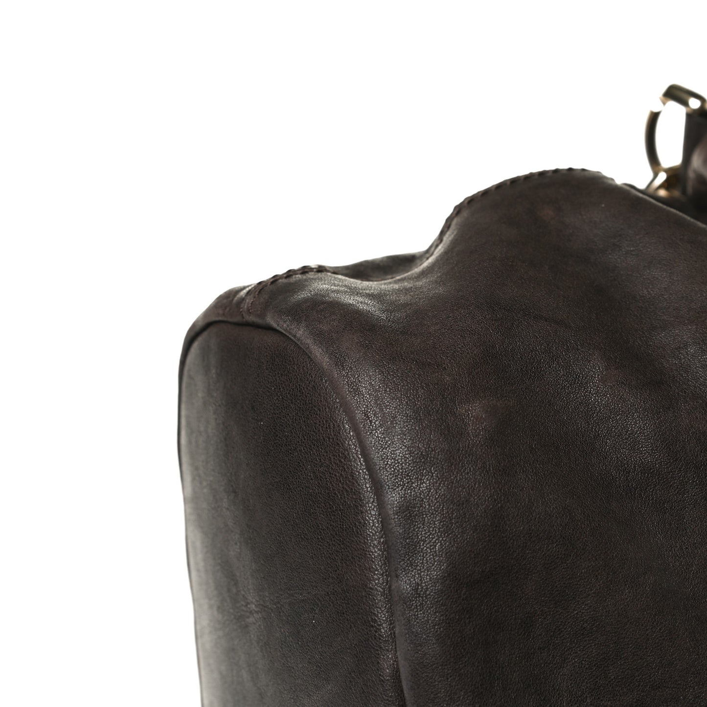 Wrinkled Lambskin Medium Nightingale Dark Brown