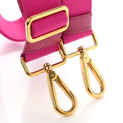 Prada Canvas Shoulder Strap Pink 3 of 6