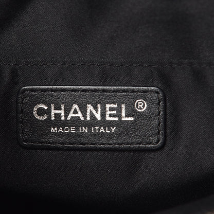 Chanel Calfskin Quilted Small Chic and Soft Shopping Tote Black 6 of 12