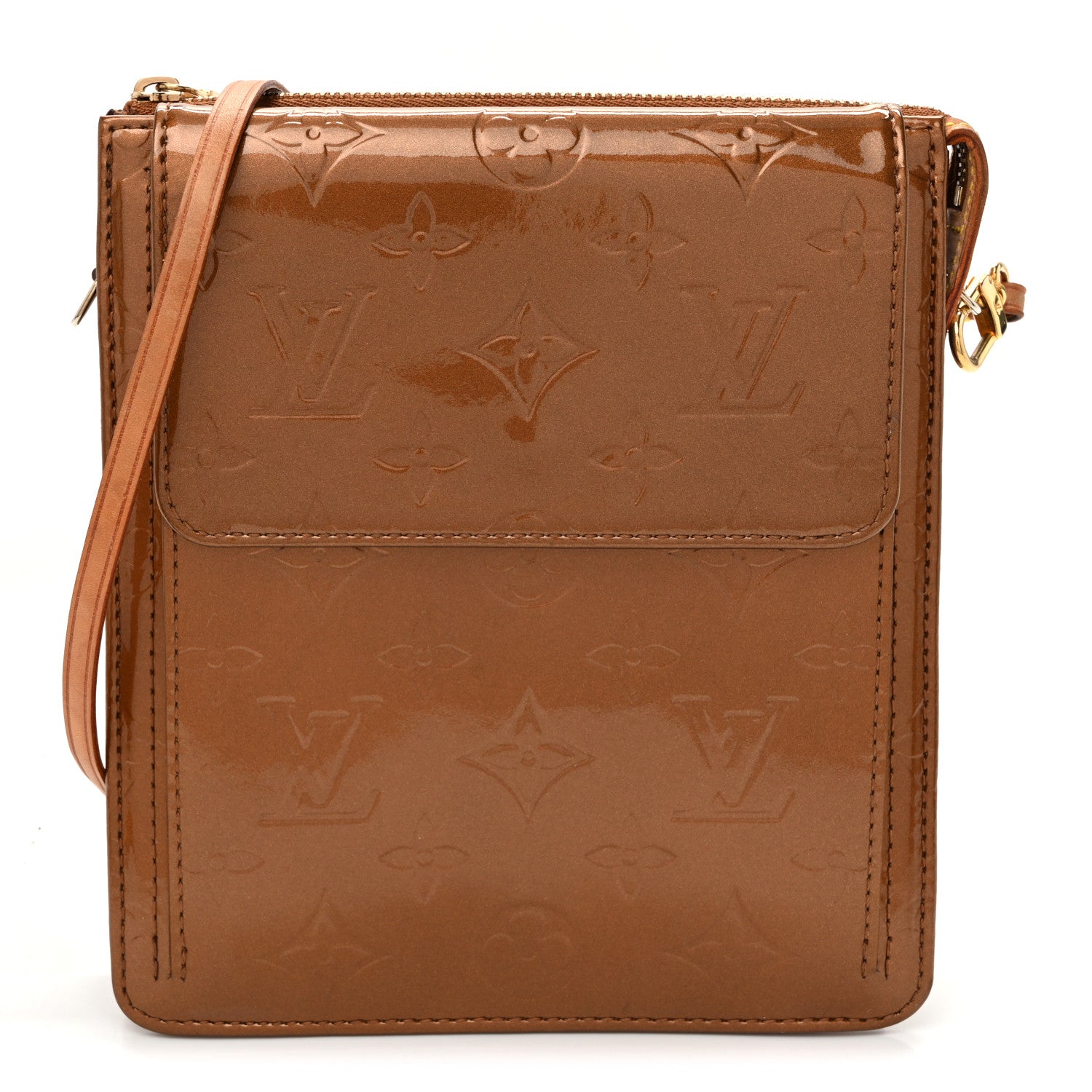 Louis Vuitton Vernis Mott Bronze 1 of 12