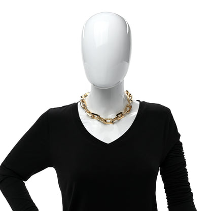 Louis Vuitton LV Edge Necklace MM Gold 2 of 3