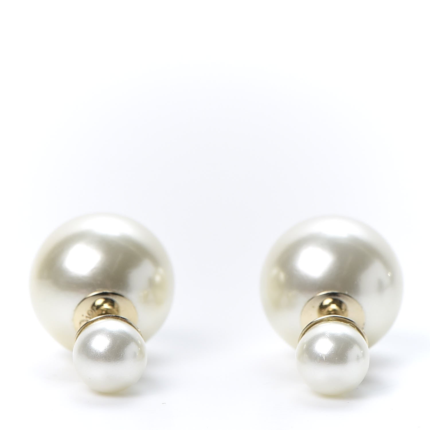 Christian Dior Pearl Mise En Dior Tribal Earrings 1 of 4