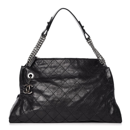 Chanel Calfskin CC Crave Tote Black 1 of 11