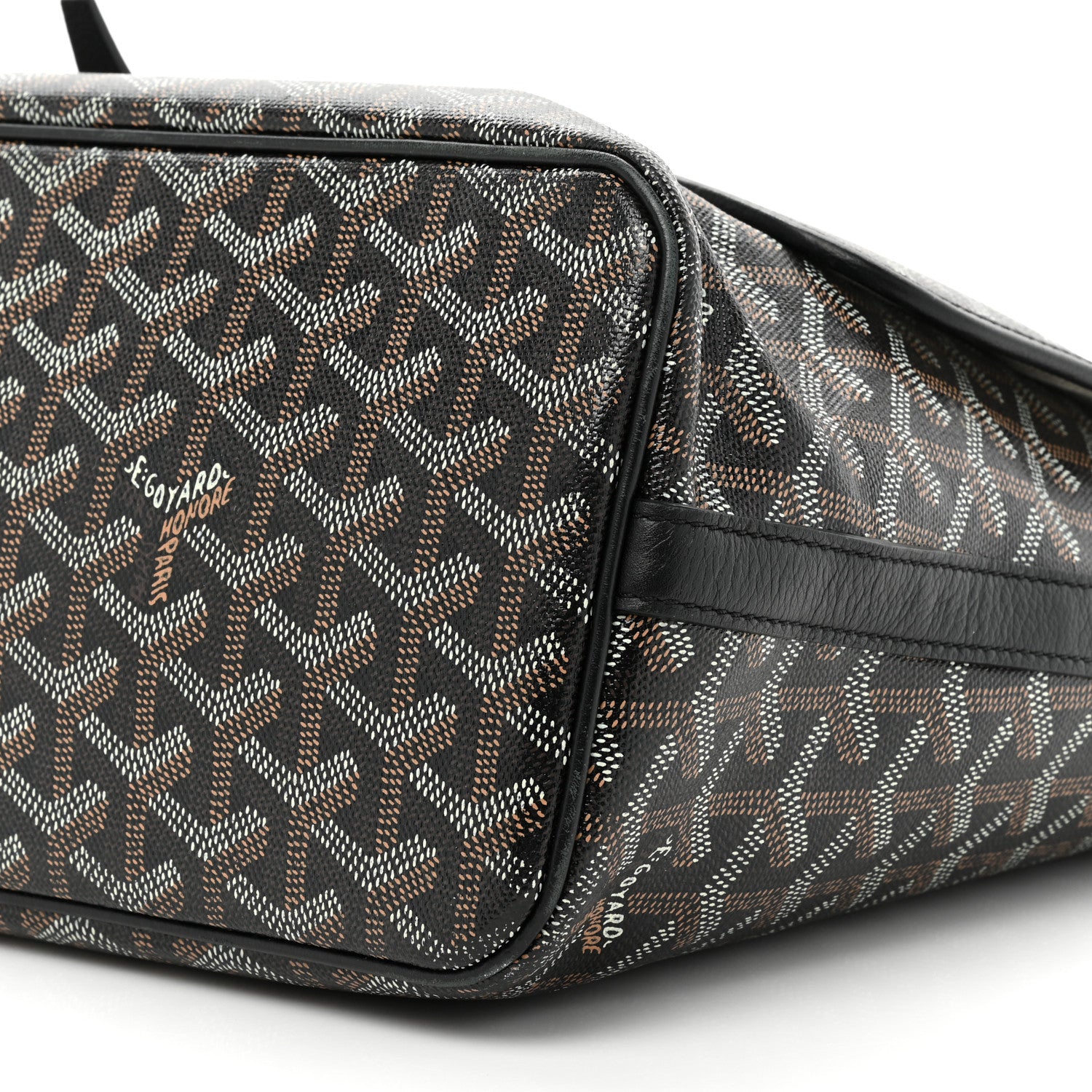 Goyard Goyardine Capetien Messenger Bag Black 7 of 22