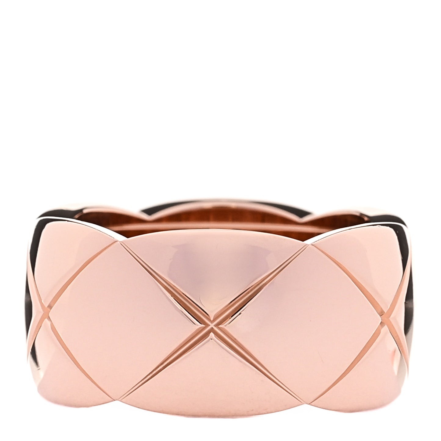 18K Beige Gold Large Coco Crush Ring 58 8.5