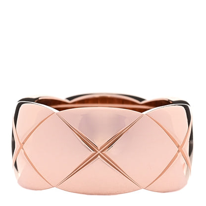 Chanel 18K Beige Gold Large Coco Crush Ring 58 8.5 1 of 7