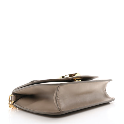 Chloe Calfskin Suede C Clutch With Chain Motty Grey 4 of 10